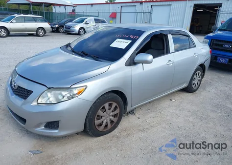 2009 Toyota Corolla Le из США, поврежденный, VIN 2T1BU40E59C108634